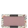 12 Card RFID Protected Leather Purse Wood Rose: J-56