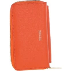 14 Card RFID Protected XL Leather Purse Mandarin: J-54 -Luxe Style Central 14 card rfid protected xl leather purse mandarin j 54 p5941 21151 image