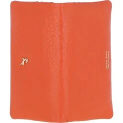 14 Card RFID Protected XL Leather Purse Mandarin: S-4 -Luxe Style Central 14 card rfid protected xl leather purse mandarin s 4 p6723 24421 image