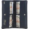 14 Card RFID Protected XL Leather Purse Navy: S-4 -Luxe Style Central 14 card rfid protected xl leather purse navy s 4 p6724 24423 image