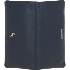 14 Card RFID Protected XL Leather Purse Navy: S-4 -Luxe Style Central 14 card rfid protected xl leather purse navy s 4 p6724 24425 image