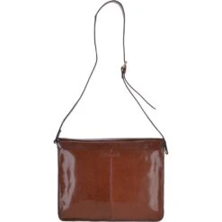 14 Inch Vegetable Tanned Leather Satchel Chestnut/ Vt : Josh -Luxe Style Central 14 inch vegetable tanned leather satchel chestnut vt josh p3342 14907 image