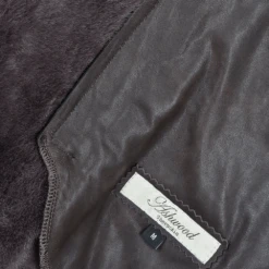 3/4 Hooded Toscana Sheepskin Coat Green : Malaska -Luxe Style Central 3 4 hooded toscana sheepskin coat green malaska p867 3751 image