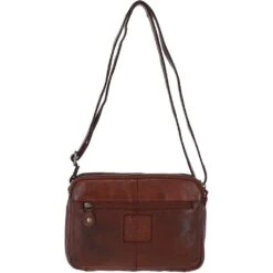 3 Section Vintage Woven Leather Shoulder Bag Cognac : D-71 -Luxe Style Central 3 section vintage woven leather shoulder bag cognac d 71 p4241 18166 image