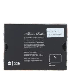 6 Card RFID Protected Zip Around Leather Purse Aurora Yellow: J-57 -Luxe Style Central 6 card rfid protected zip around leather purse aurora yellow j 57 p5964 21313 image