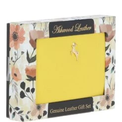 6 Card RFID Protected Zip Around Leather Purse Aurora Yellow: J-57 -Luxe Style Central 6 card rfid protected zip around leather purse aurora yellow j 57 p5964 21315 image