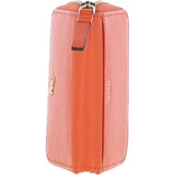 6 Card RFID Protected Zip Around Leather Purse Mandarin: S-5 -Luxe Style Central 6 card rfid protected zip around leather purse mandarin s 5 p6729 24393 image