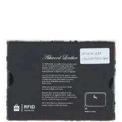 6 Card RFID Protected Zip Around Leather Purse Peach Whip: J-57 -Luxe Style Central 6 card rfid protected zip around leather purse peach whip j 57 p5969 21348 image