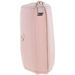 6 Card RFID Protected Zip Around Leather Purse Peach Whip: J-57 -Luxe Style Central 6 card rfid protected zip around leather purse peach whip j 57 p5969 21349 image