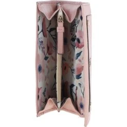 7 Card RFID Protected Large Leather Purse Peach Whip: J-52 -Luxe Style Central 7 card rfid protected large leather purse peach whip j 52 p5925 21030 image