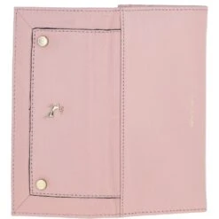 7 Card RFID Protected Large Leather Purse Peach Whip: J-52 -Luxe Style Central 7 card rfid protected large leather purse peach whip j 52 p5925 21032 image