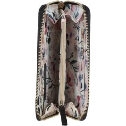 8 Card Zip Around RFID Protected Large Leather Purse Black: J-51 -Luxe Style Central 8 card zip around rfid protected large leather purse black j 51 p5920 20980 image