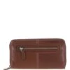 8 Card Zip Around RFID Protected Large Leather Purse Chestnut: T-90 -Luxe Style Central 8 card zip around rfid protected large leather purse chestnut t 90 p7529 27194 image