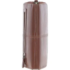 8 Card Zip Around RFID Protected Large Leather Purse Chestnut: T-90 -Luxe Style Central 8 card zip around rfid protected large leather purse chestnut t 90 p7529 27197 image