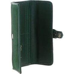 10 Card Suede Leather Purse Green: S-21 -Luxe Style Central ashwood 10 card suede leather purse green s 21 p6262 22699 image