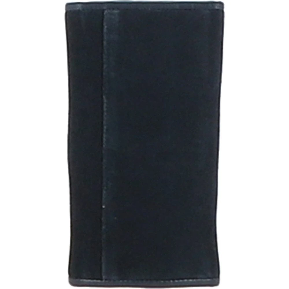 10 Card Suede Leather Purse Navy: S-21 7 10 Card Suede Leather Purse Navy: S-21 - Image 5