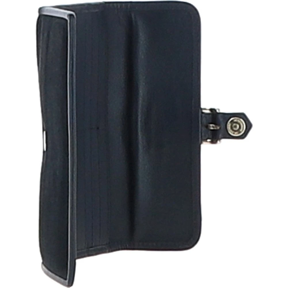 10 Card Suede Leather Purse Navy: S-21 8 10 Card Suede Leather Purse Navy: S-21 - Image 6