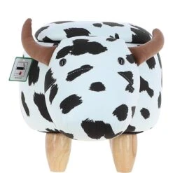 Animal Ottomans & Foot Stools Black/White CY-8001-1 NA