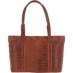 Croc Print Leather Bag Honey :1710 -Luxe Style Central ashwood croc print leather bag honey 1710 p6411 23477 image