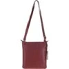 Curve Zip Top Leather Cross Body Bag Burgundy/Croc: CURVE -Luxe Style Central ashwood curve zip top leather cross body bag burgundy croc curve p6624 24172 image