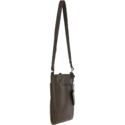 Curve Zip Top Leather Cross Body Bag Olive: 63028 -Luxe Style Central ashwood curve zip top leather cross body bag olive 63028 p5615 20158 image
