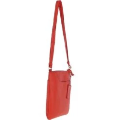 Curve Zip Top Leather Cross Body Bag Papaya Orange: 63028 -Luxe Style Central ashwood curve zip top leather cross body bag papaya orange 63028 p5616 20146 image