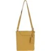 Curve Zip Top Leather Cross Body Bag Yellow: 63028