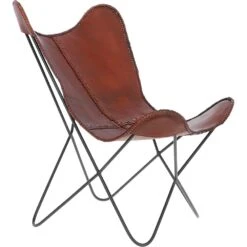 Deoni Butterfly Chair Tan DCP-003 -Luxe Style Central ashwood deoni butterfly chair tan dcp 003 p7503 27188 image