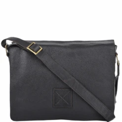 Five Pocket Carry All Leather Messenger Bag Brown/tum : Pedro