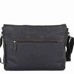 Five Pocket Carry All Leather Messenger Bag Brown/tum : Pedro -Luxe Style Central ashwood five pocket carry all leather messenger bag brown tum pedro p637 2592 image