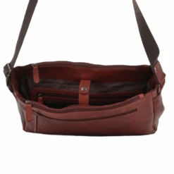 Five Pocket Carry All Leather Messenger Bag Cognac : Pedro -Luxe Style Central ashwood five pocket carry all leather messenger bag cognac pedro p1453 6236 image
