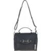 Flap Over Leather Handbag Black: Z-76 1 Flap Over Leather Handbag Black: Z-76 -Luxe Style Central ashwood flap over leather handbag black z 76 p7015 25611 image