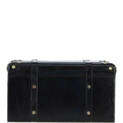 Handcrafted Leather Storage Trunk Indigo SE-3791 -Luxe Style Central ashwood handcrafted leather storage trunk indigo se 3791 p6532 23925 image