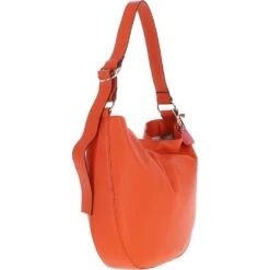 Ladies Long Handle Shopper Bag Mandarin: J-17 -Luxe Style Central ashwood ladies long handle shopper bag mandarin j 17 p5914 20947 image