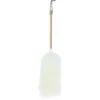 Lambswool Duster With Solid Wooden Handle Natural: Dusty -Luxe Style Central ashwood lambswool duster with solid wooden handle natural dusty p5786 20634 image
