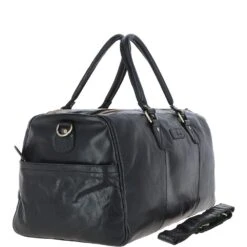 Large Leather Holdall Black : G-30 -Luxe Style Central ashwood large leather holdall black g 30 p6228 22534 image