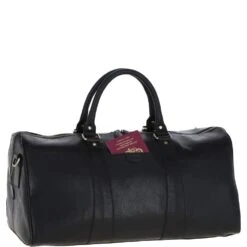 Large Leather Holdall – Black: T-77 -Luxe Style Central ashwood large leather holdall black t 77 p6759 24627 image