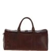 Large Leather Holdall – Chestnut Tan: T-77