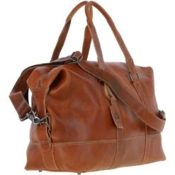 Large Leather Holdall – Cognac: FE-06 -Luxe Style Central ashwood large leather holdall cognac fe 06 p6743 24703 image