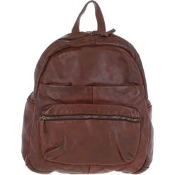 Large Vintage Leather Backpack Brandy –RUBEN
