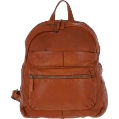 Large Vintage Leather Backpack Tan –RUBEN
