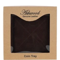 Leather Coin Tray Brown: GS-1295 -Luxe Style Central ashwood leather coin tray brown gs 1295 p5747 20462 image