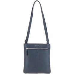 Leather Crossbody Bag Navy: CB-3 (63014) -Luxe Style Central ashwood leather crossbody bag navy cb 3 63014 p7227 26676 image