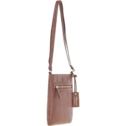 Leather Crossbody Bag Tan: CB-3 (63014) -Luxe Style Central ashwood leather crossbody bag tan cb 3 63014 p7229 26685 image