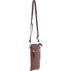 Leather Crossbody Smart Phone Bag Tan: Z-71 -Luxe Style Central ashwood leather crossbody smart phone bag tan z 71 p6997 25537 image