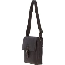 Leather Flight Bag Brown: Dean -Luxe Style Central ashwood leather flight bag brown dean p6977 25827 image