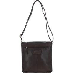 Leather Flight Bag Brown: Dean -Luxe Style Central ashwood leather flight bag brown dean p6977 25828 image