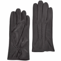 Leather Gloves Dark Brown : 401
