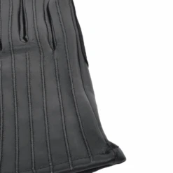 Leather Gloves With Suede Finger Detail Black : 175 -Luxe Style Central ashwood leather gloves with suede finger detail black 175 p1675 7522 image