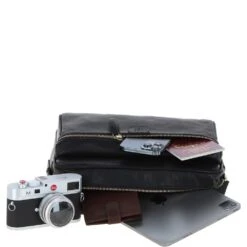 Leather Messenger Bag – Black: T-73 -Luxe Style Central ashwood leather messenger bag black t 73 p6751 24577 image